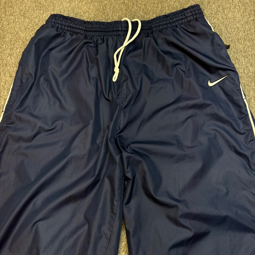 Nike Team Navy Blue Track Pants Athletic Joggers Men's Size XL Vintage Y2K 90s